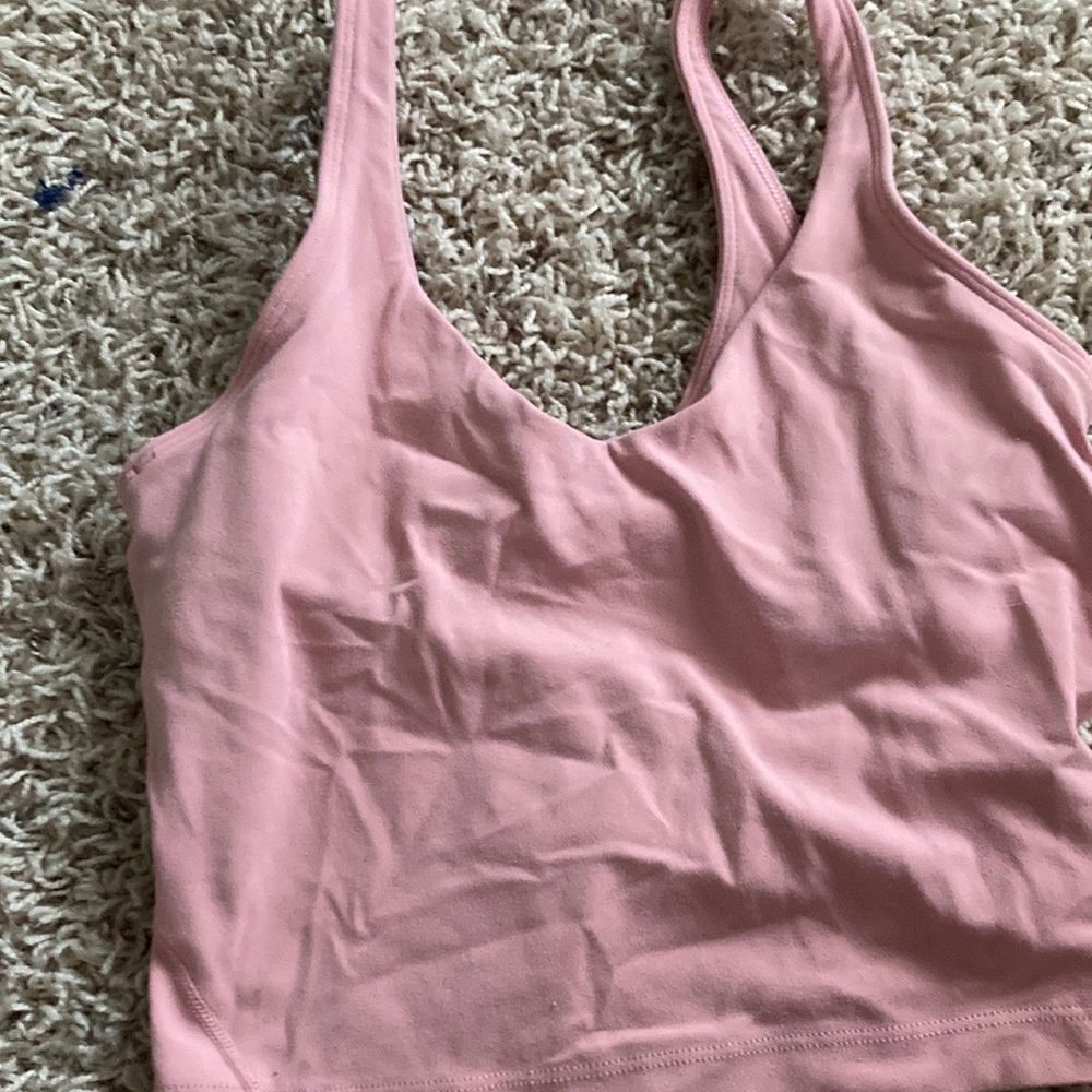 Pink Lululemon align tank